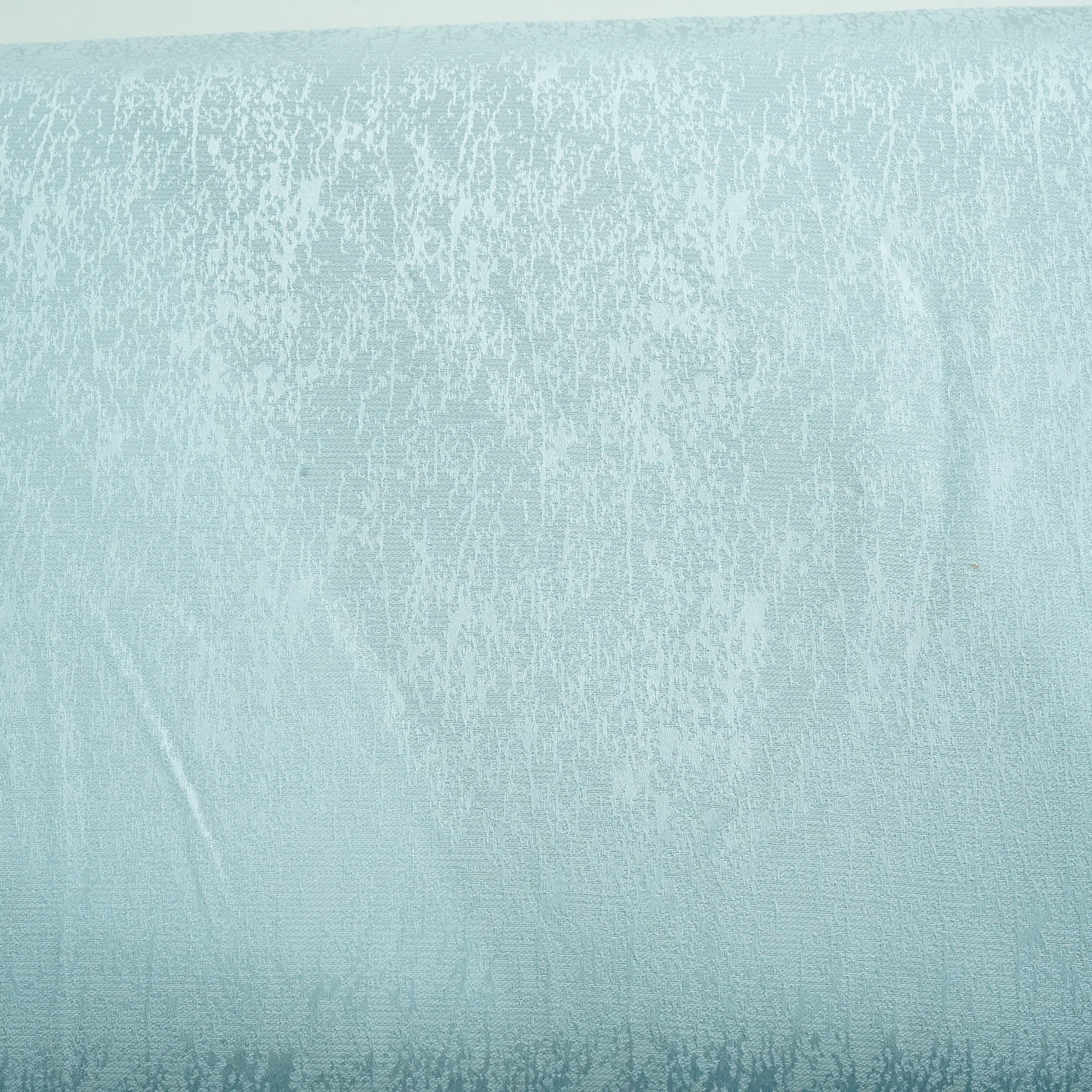 Blue 3D Foil Silk Crepe Fabric 9957