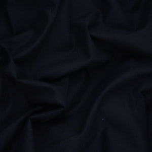 Premium Black Solid Cotton Mulmul Fabric MSMR-17021 - TradeUNO