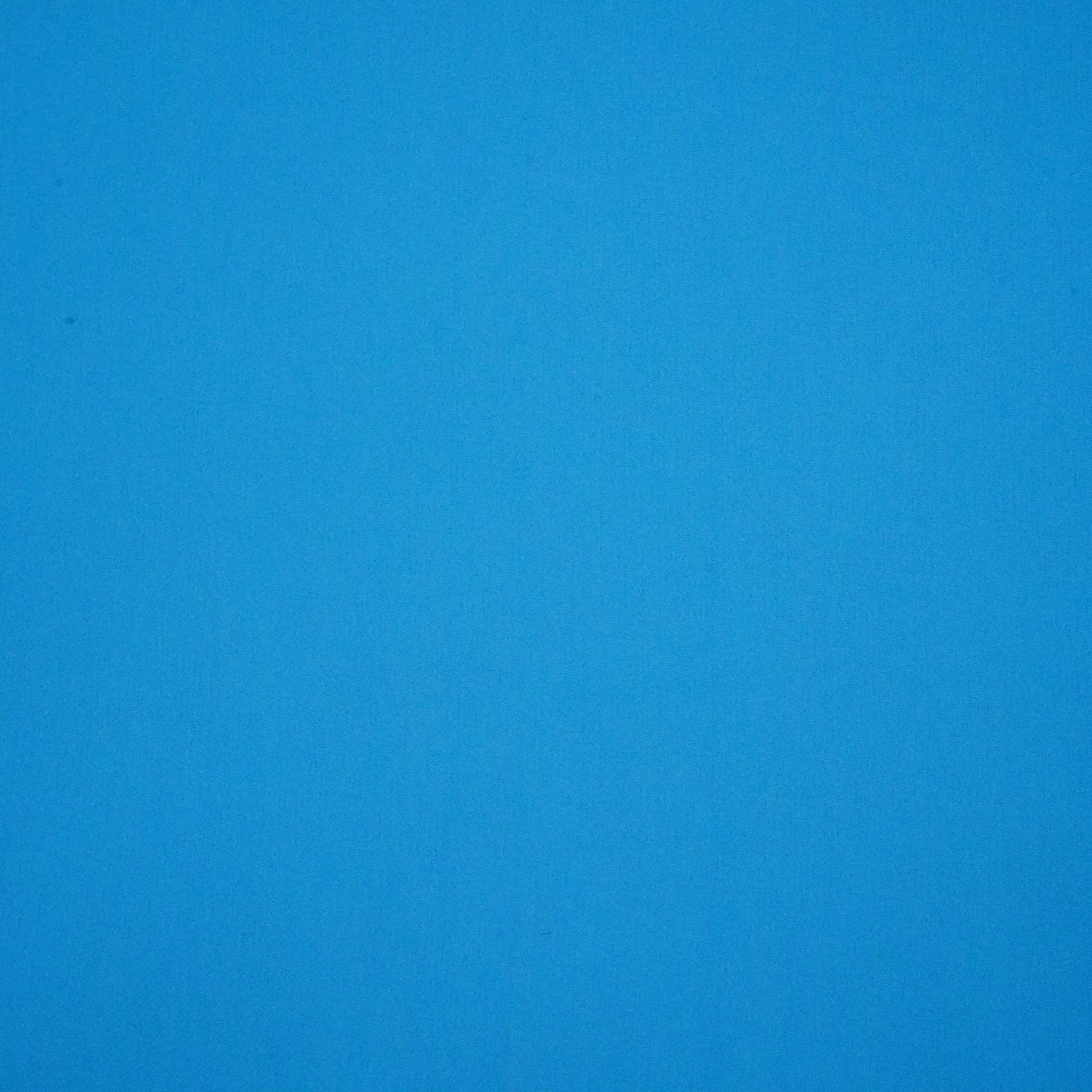 Azure Blue Solid georgette Fabric TU-6847 - TradeUNO