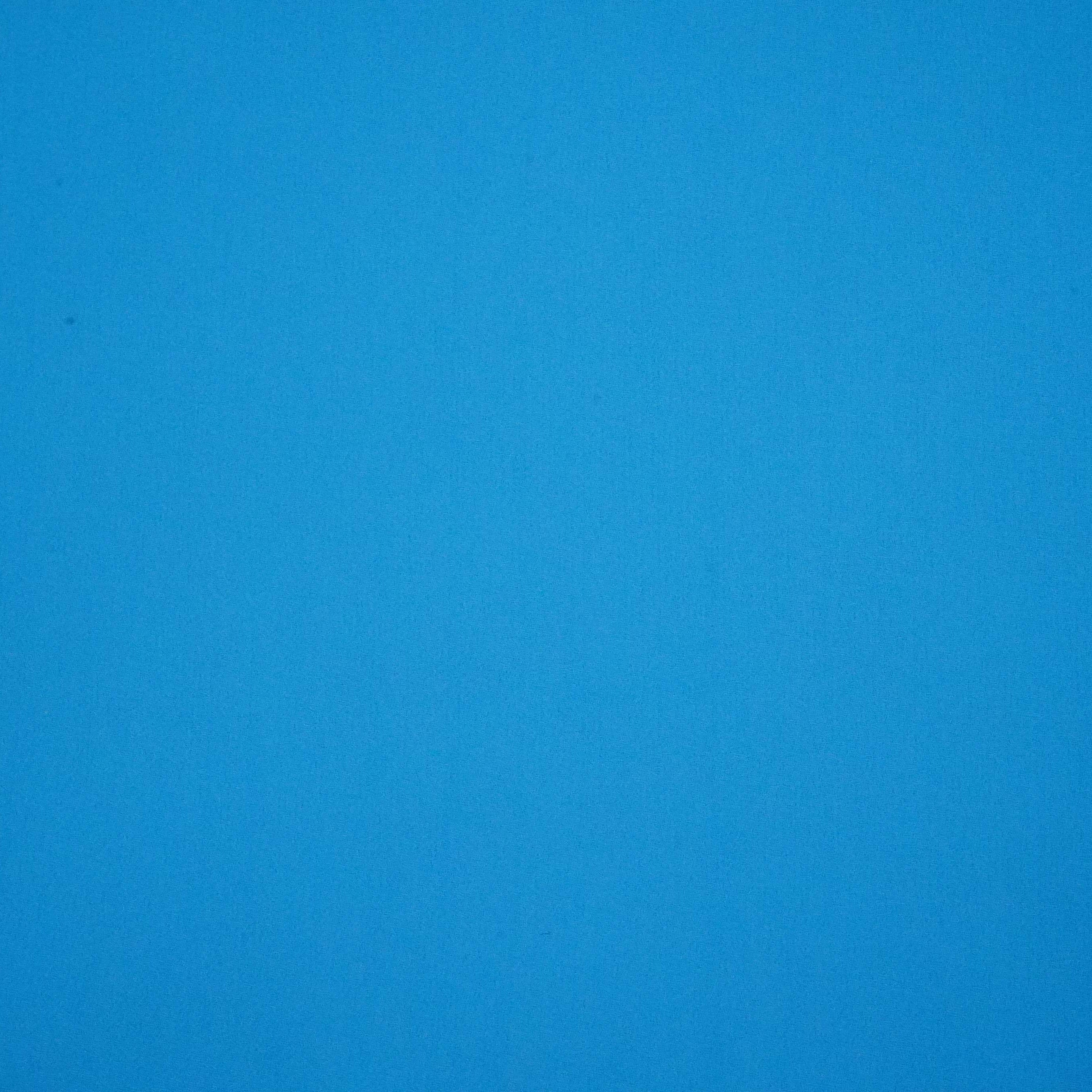 Azure Blue Solid georgette Fabric TU-6847 - TradeUNO