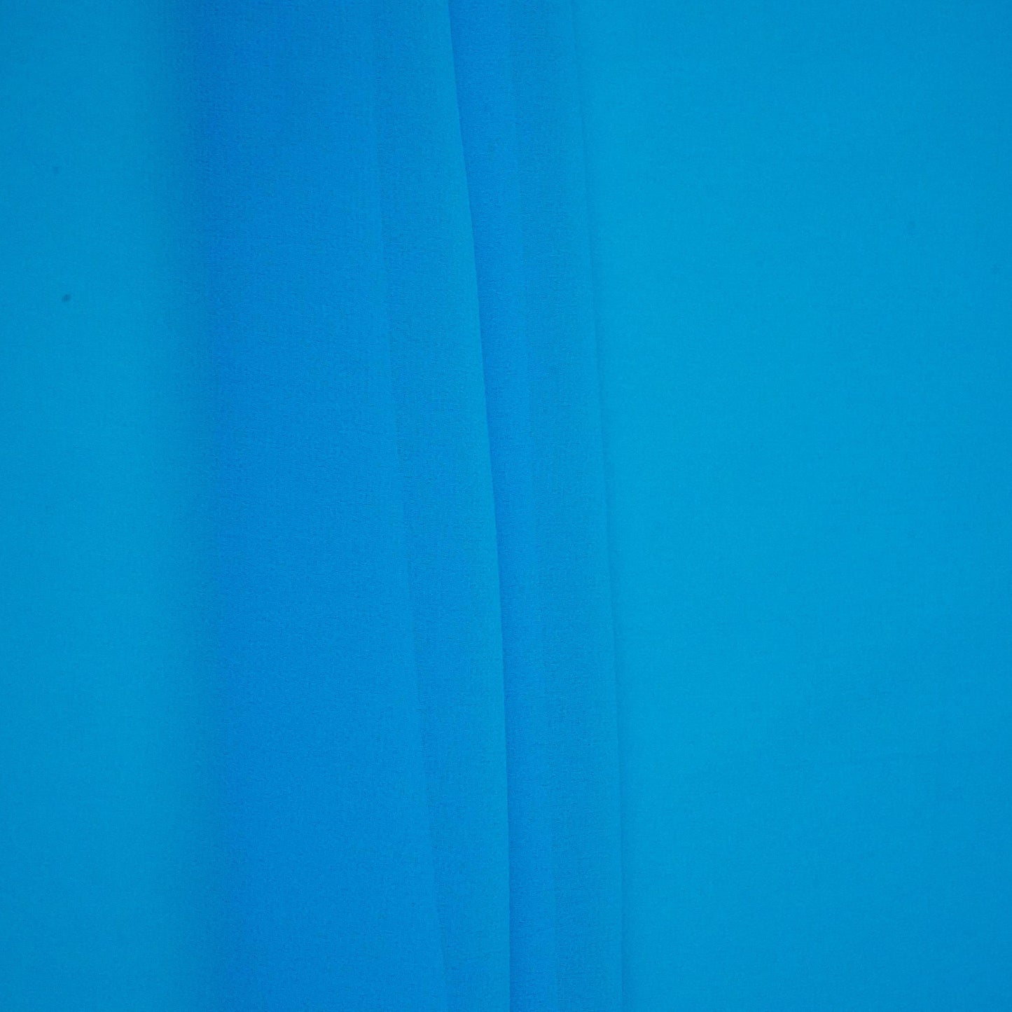 Azure Blue Solid georgette Fabric TU-6847 - TradeUNO