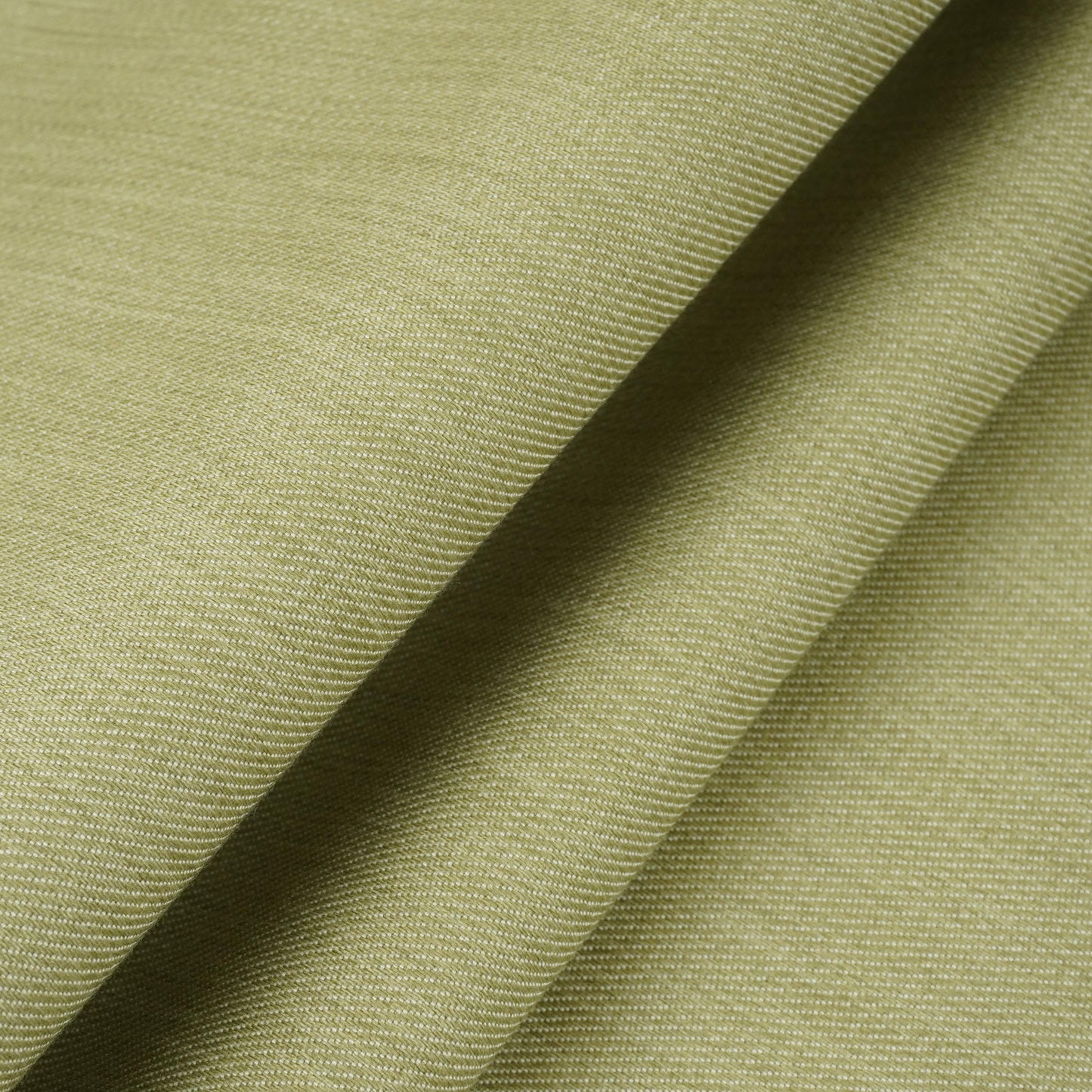 Sage Green Solid Thin Denim Fabric KS-29406