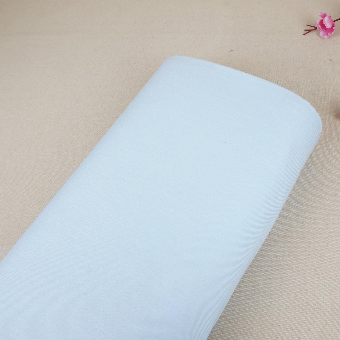 Sky Blue Solid Thin Denim Fabric KS-29404