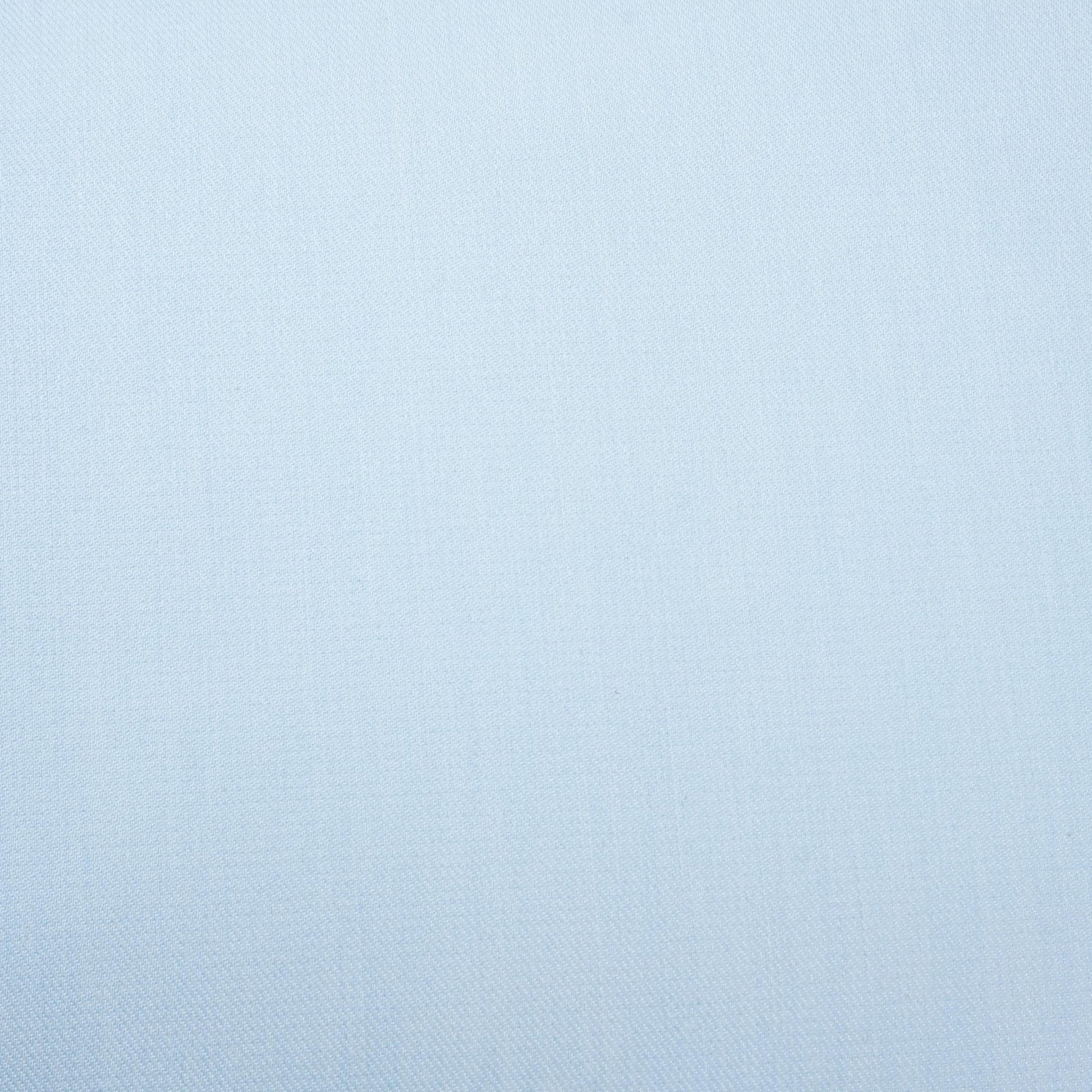Sky Blue Solid Thin Denim Fabric KS-29404