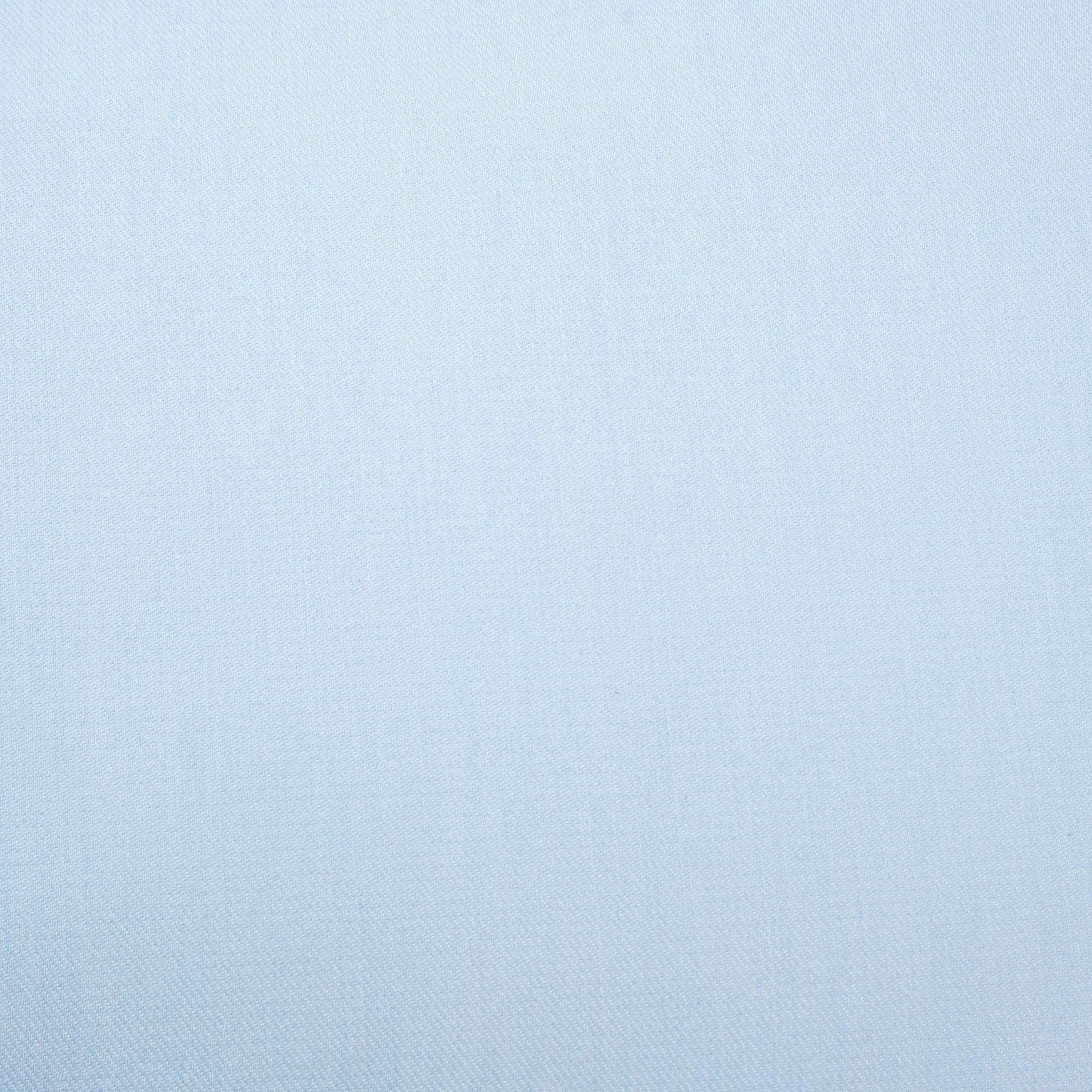 Sky Blue Solid Thin Denim Fabric KS-29404