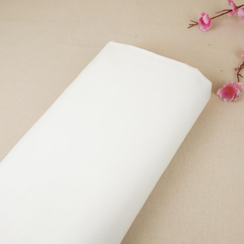 White Solid Thin Denim Fabric KS-29405