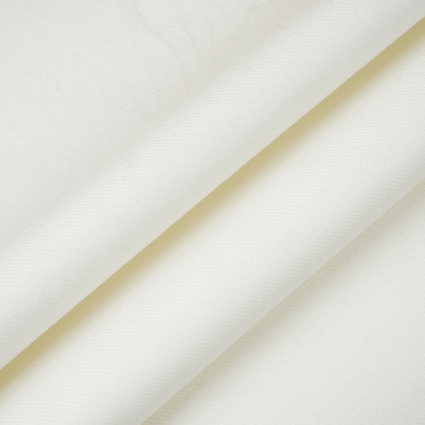 White Solid Thin Denim Fabric KS-29405