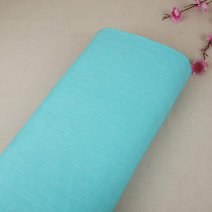 Turquoise Green Solid Thin Denim Fabric KS-29407