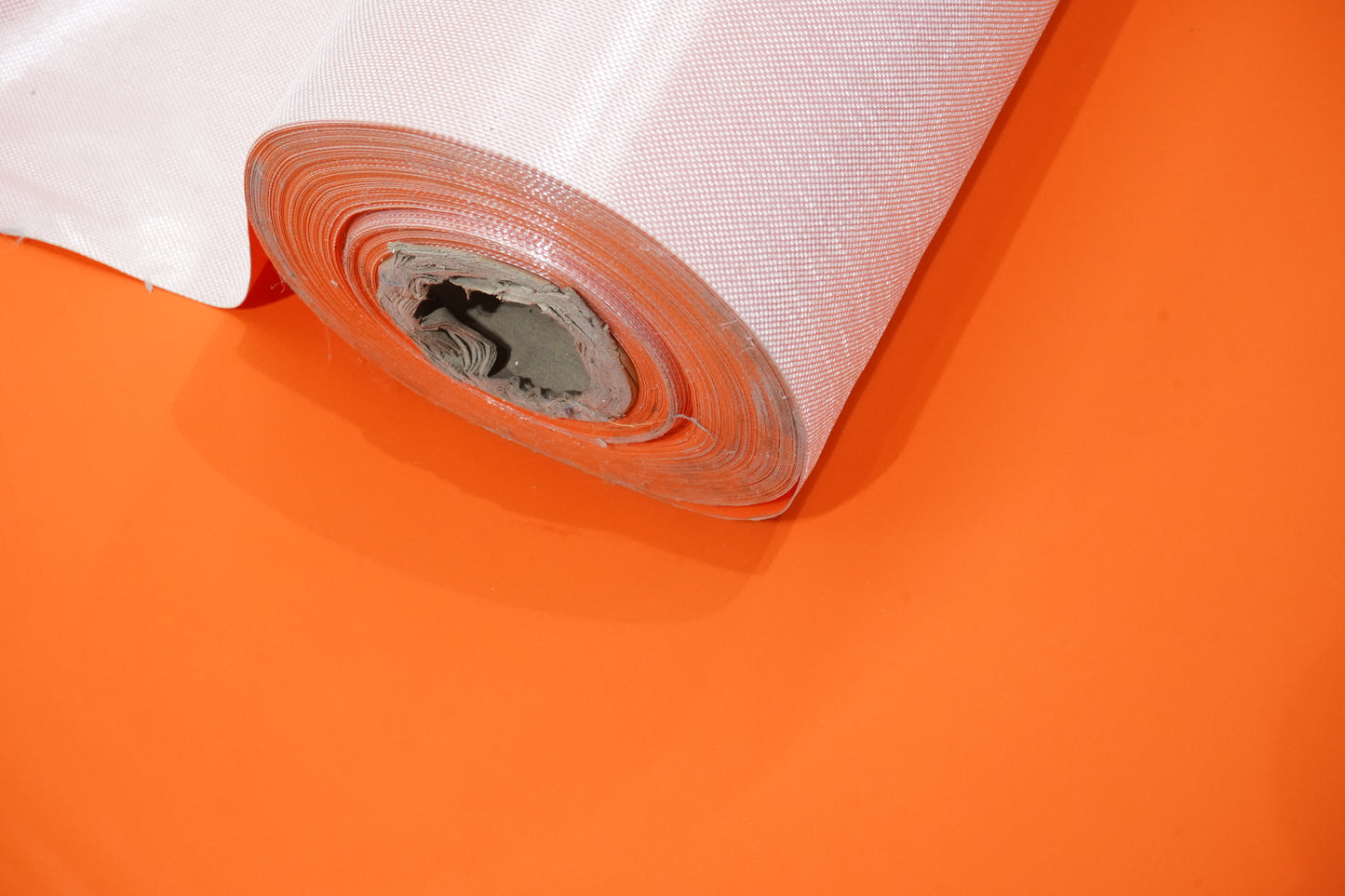 560 GSM Single Side Coated PVC Fabric Orange