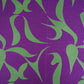 Purple Abstract Print Pure 70gm Chanderi Fabric SN-30548