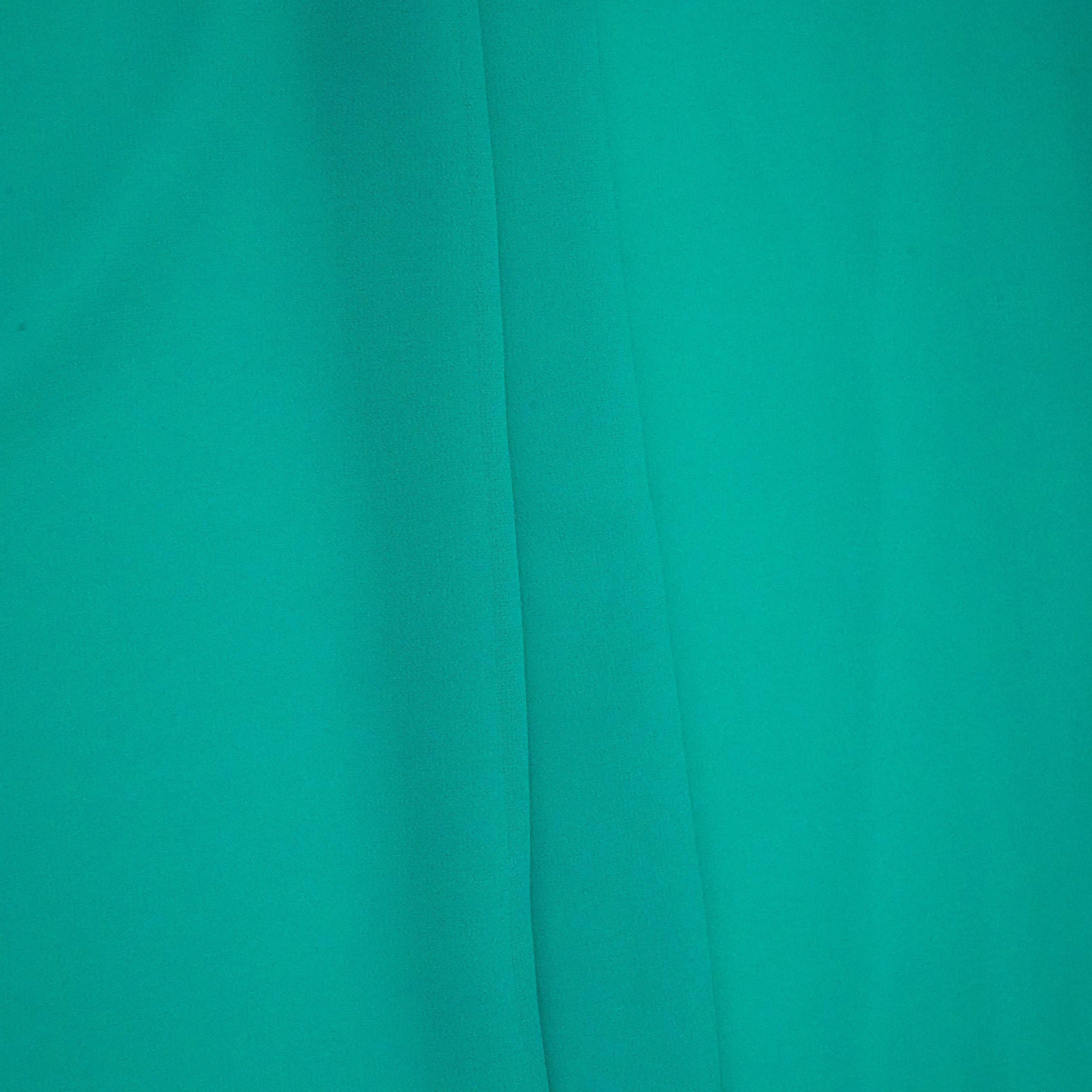 Light Green Solid Georgette VF-16576 - TradeUNO