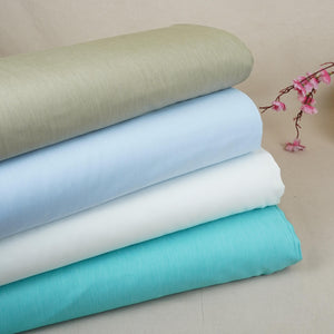 Sage Green Solid Thin Denim Fabric KS-29406