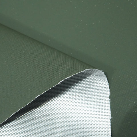560 GSM Single Side Coated PVC Fabric Olive Green