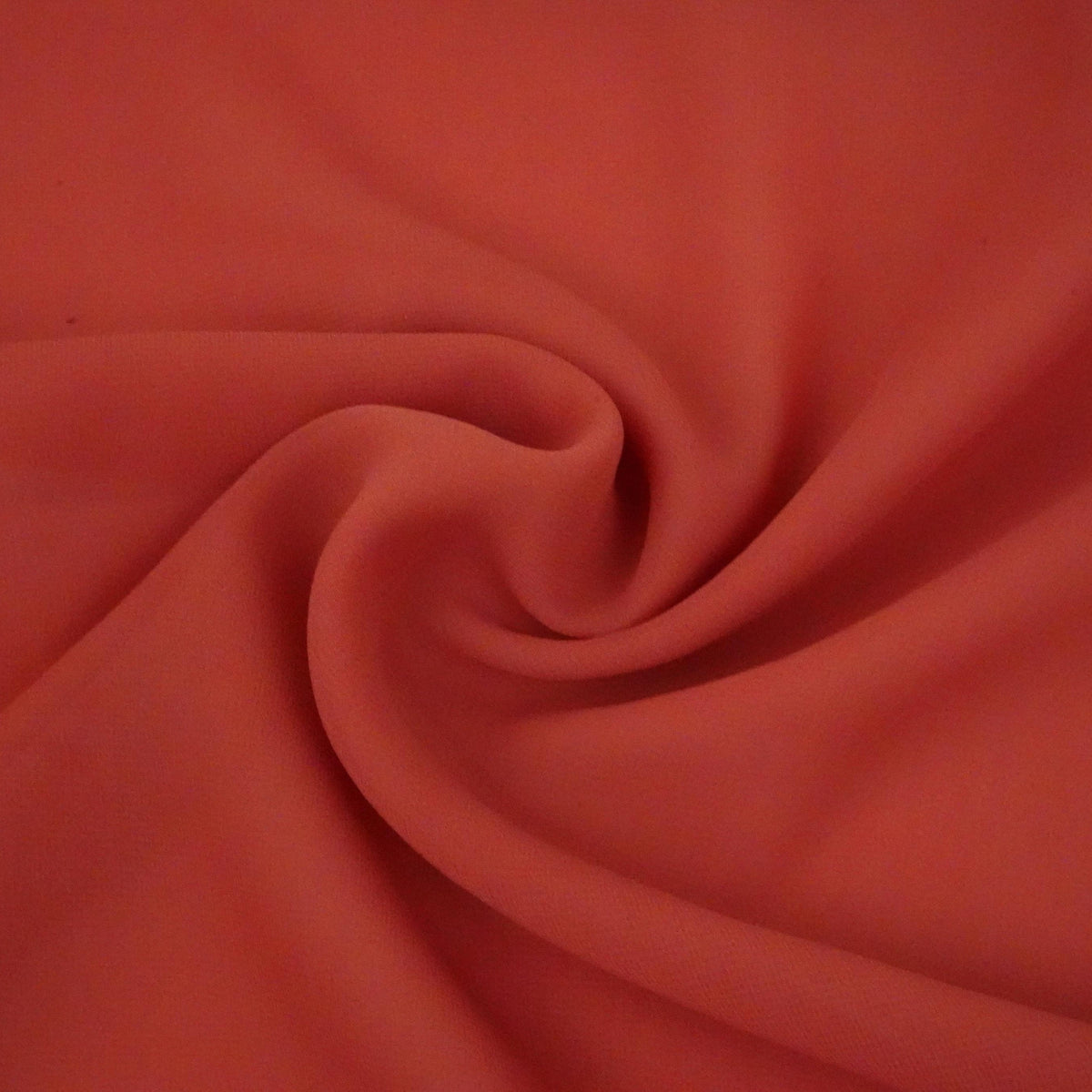 Classic Dusky Orange Solid Georgette Fabric VF-14085 - TradeUNO
