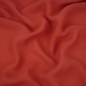 Classic Dusky Orange Solid Georgette Fabric VF-14085 - TradeUNO