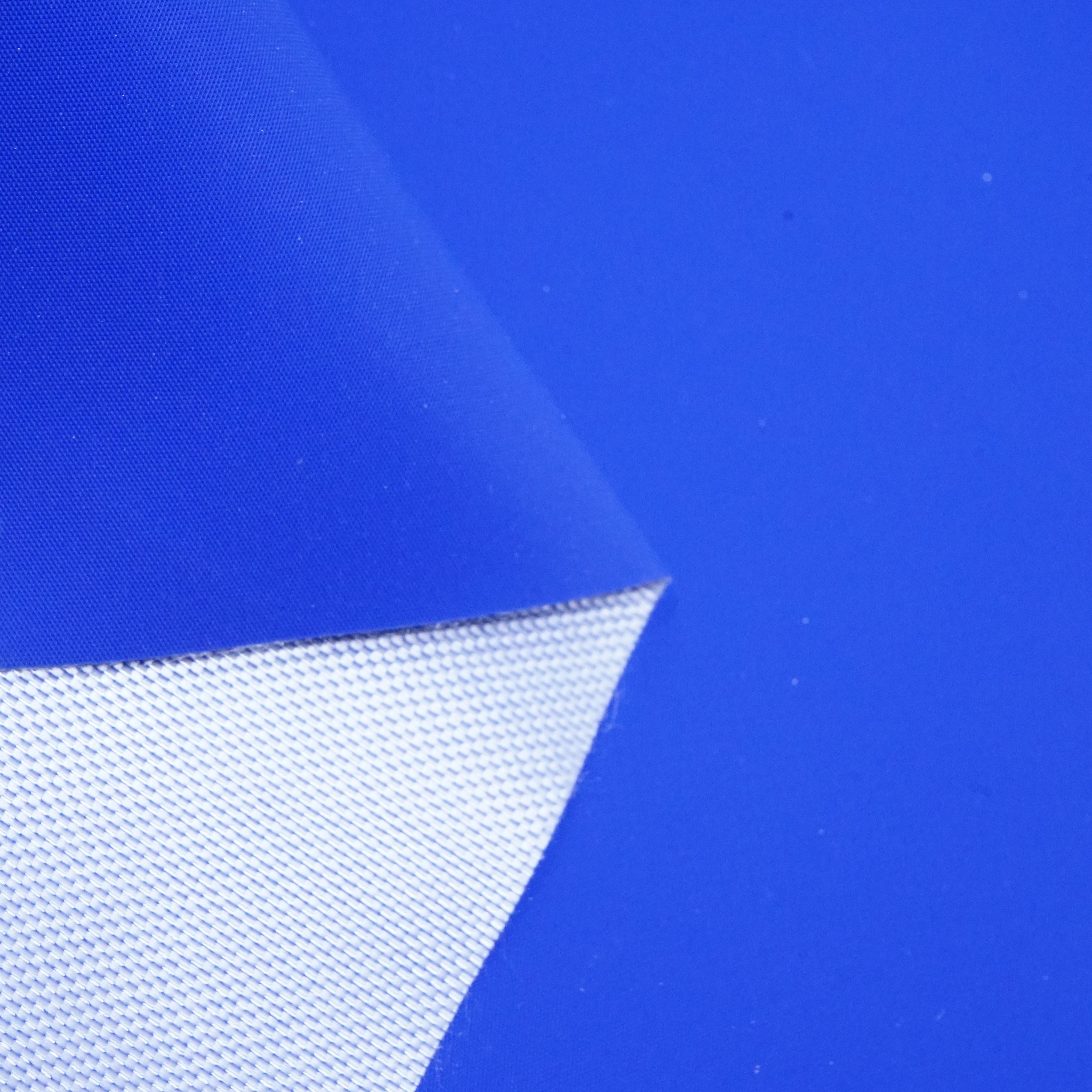 560 GSM Single Side Coated PVC Fabric Royal Blue