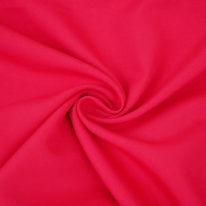 Ruby Red Solid Malai Crepe Fabric ST-13182 - TradeUNO