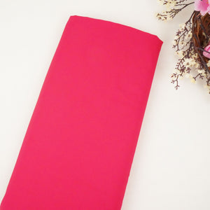 Ruby Red Solid Malai Crepe Fabric ST-13182 - TradeUNO