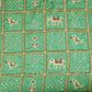 Pista Green Sequins Cutdana embroidery Tissue Fabric AC-29214