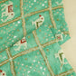 Pista Green Sequins Cutdana embroidery Tissue Fabric AC-29214
