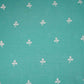 Teal Green Floral Embroidery South Cotton Fabric ZA-30589