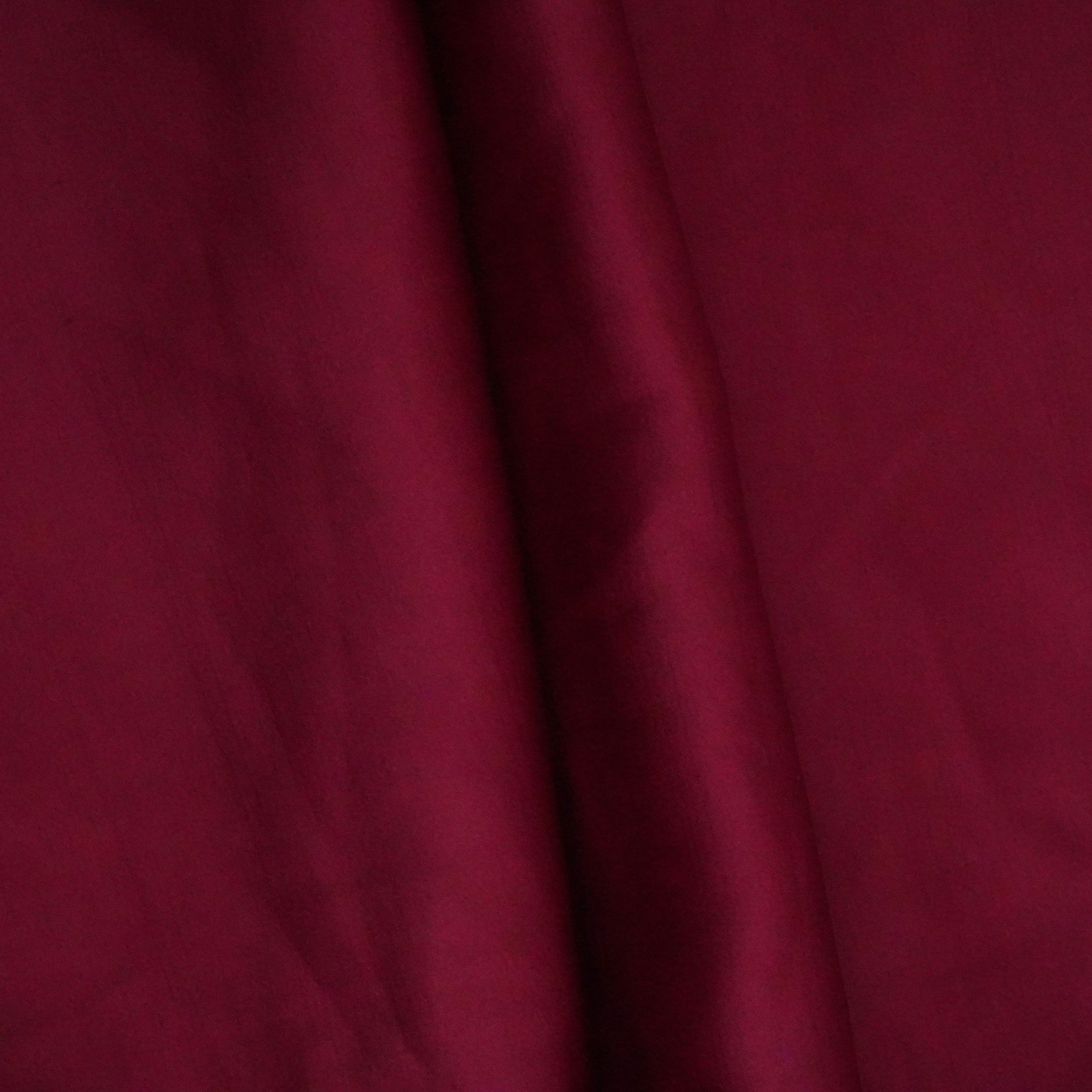 Maroon Solid Bemberg SIlk Fabric KC-16034 - TradeUNO