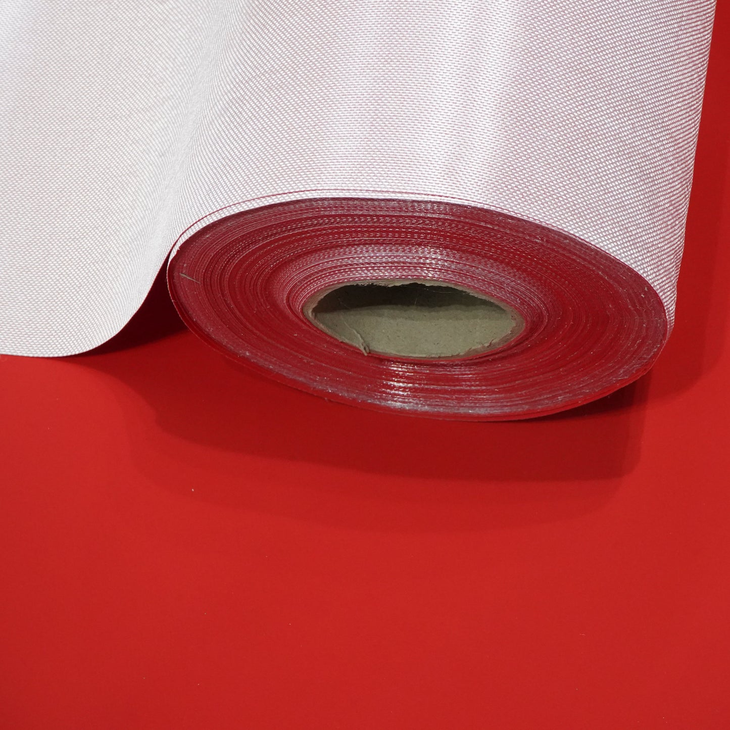 560 GSM Single Side Coated PVC Fabric Red