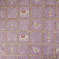 Lavender Sequnis Cutdana embroidery Tissue Fabric AC-29211