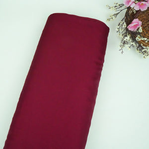 Maroon Solid Bemberg SIlk Fabric KC-16034 - TradeUNO