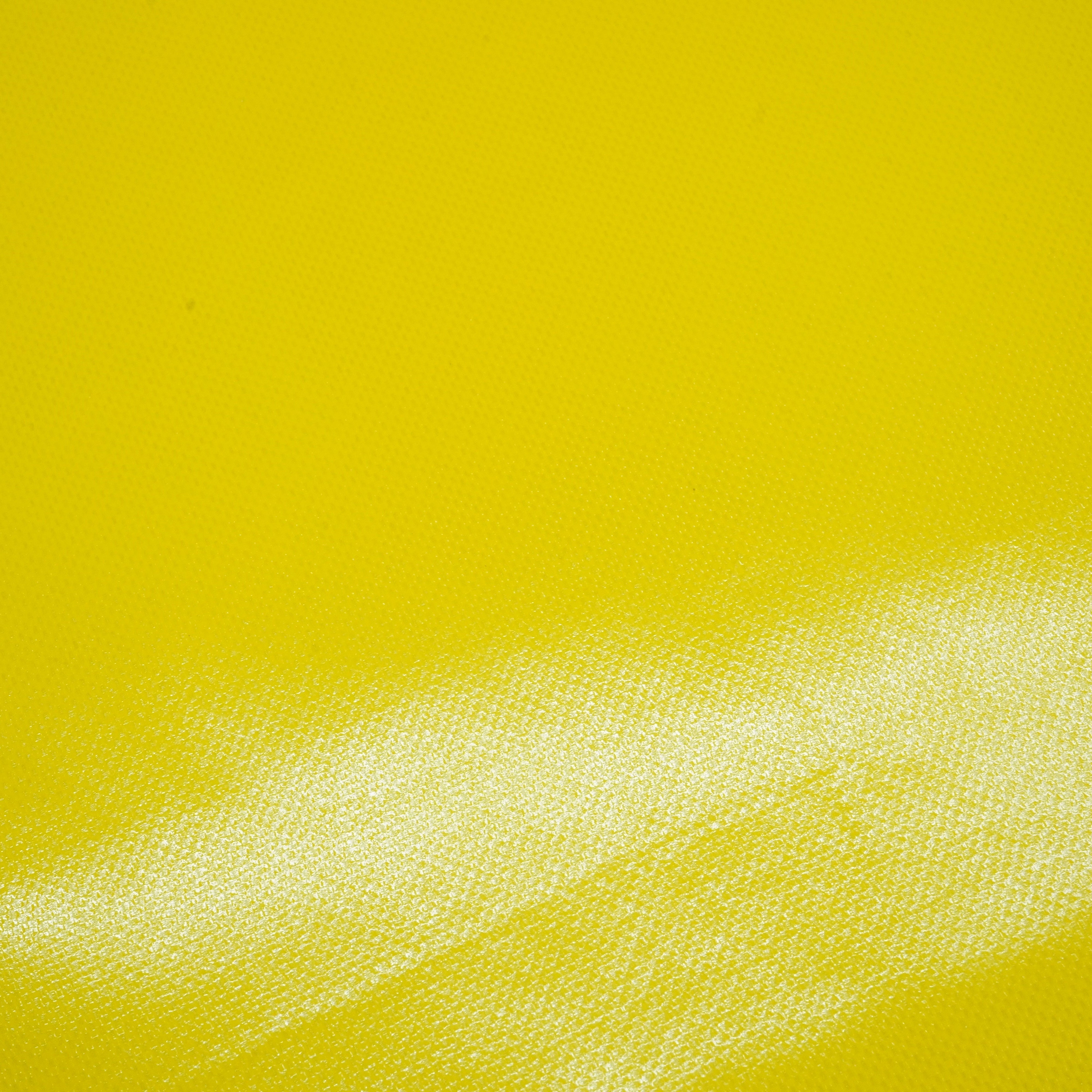 600 GSM Double Side Coated PVC Fabric 1000D Yellow Glossy
