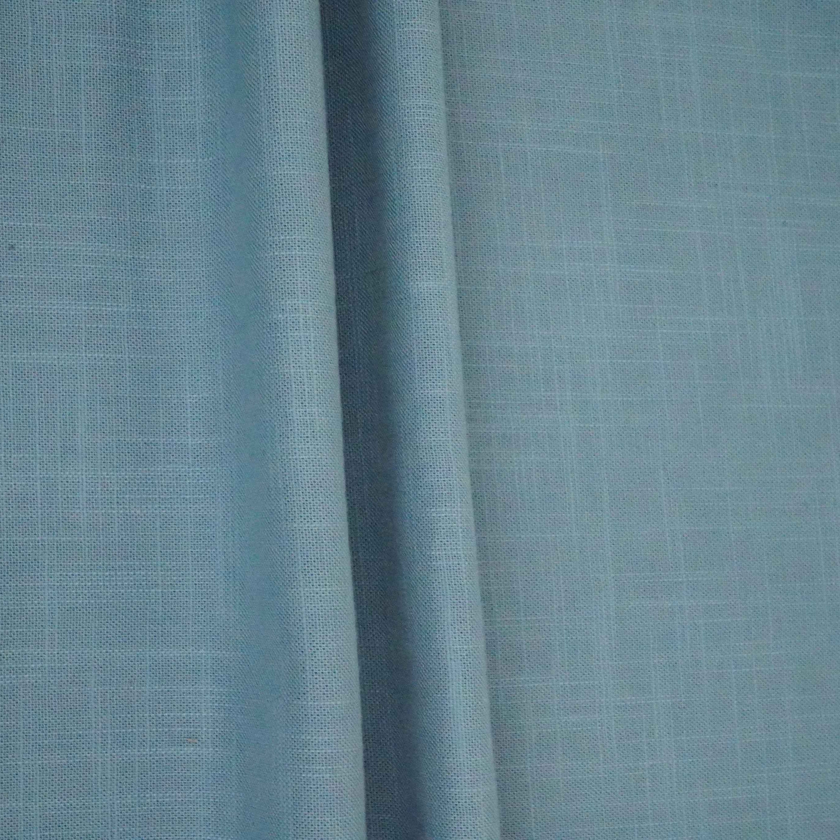 Light Grey Solid Cotton Linen Slub Fabric SG-30360 - TradeUNO