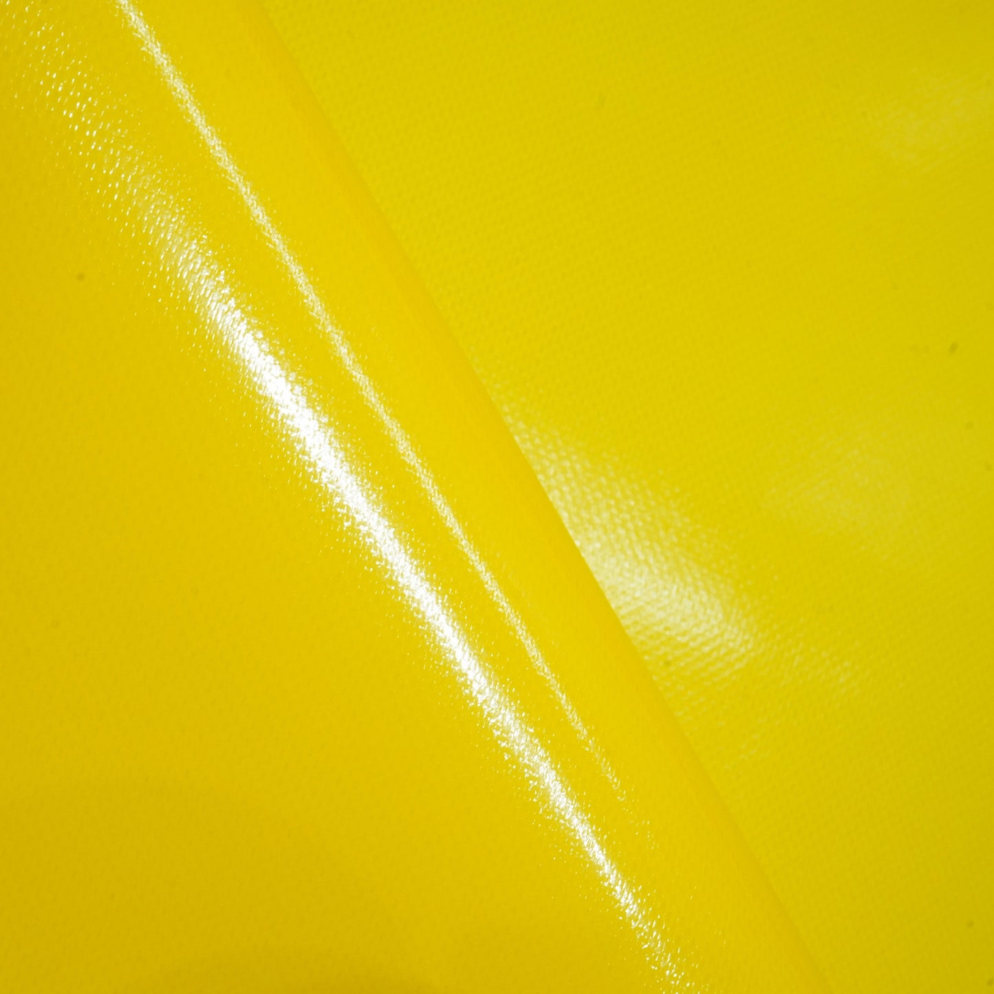 600 GSM Double Side Coated PVC Fabric 1000D Yellow Glossy
