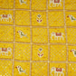 Yellow Sequins Cutdana embroidery Tissue Fabric AC-29213