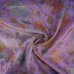 Lilac Floral Jaal Dola Jacquard Fabric SGS-30706