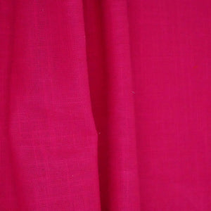 Dark Pink Solid Cotton Linen Slub Fabric SH-17226 - TradeUNO