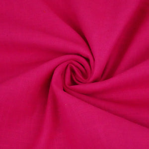 Dark Pink Solid Cotton Linen Slub Fabric SH-17226 - TradeUNO