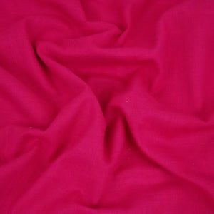 Dark Pink Solid Cotton Linen Slub Fabric SH-17226 - TradeUNO