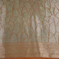 Copper Gold Zari Work Tissue Fabric CW-32596