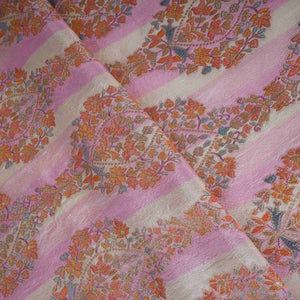 Cream Meenakari Dola Jacquard Fabric SGS-30717 - TradeUNO