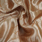 Copper Gold Zari Work Tissue Fabric CW-32596