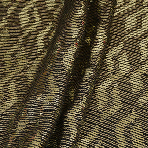Black Sequins embroidery Georgette Fabric WI-29172 - TradeUNO