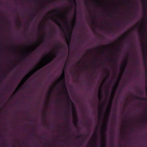 Dark Purple Solid Natural Crepe Fabric GT-19737 - TradeUNO