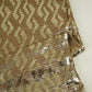 Brown Sequins embroidery Georgette Fabric WI-29169