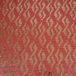 Red Sequins embroidery Georgette Fabric WI-29170 - TradeUNO