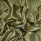 Dark Green & Silver Gold Zari Work Tissue Fabric CW-32595