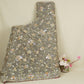 Olive Green Floral Zari Embroidery Tissue Organza Fabric AF-28992