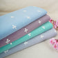 Teal Green Floral Embroidery South Cotton Fabric ZA-30589