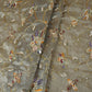 Olive Green Floral Zari Embroidery Tissue Organza Fabric AF-28992