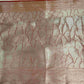 Rose Gold Zari Work Tissue Fabric CW-32594