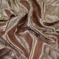 Rose Gold Zari Work Tissue Fabric CW-32594